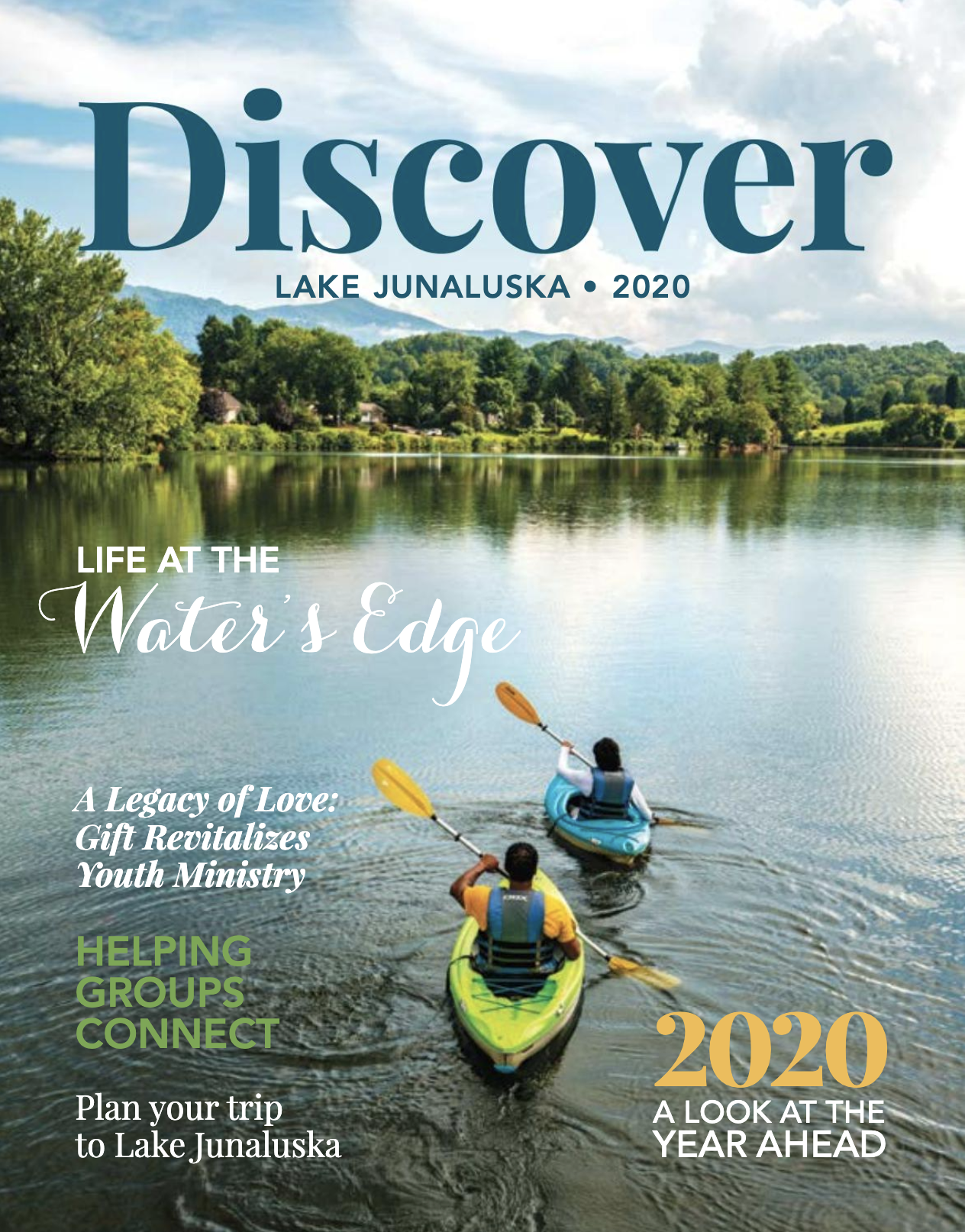 Cover art for Discover 2020 Issue: Life at the Water's Edge