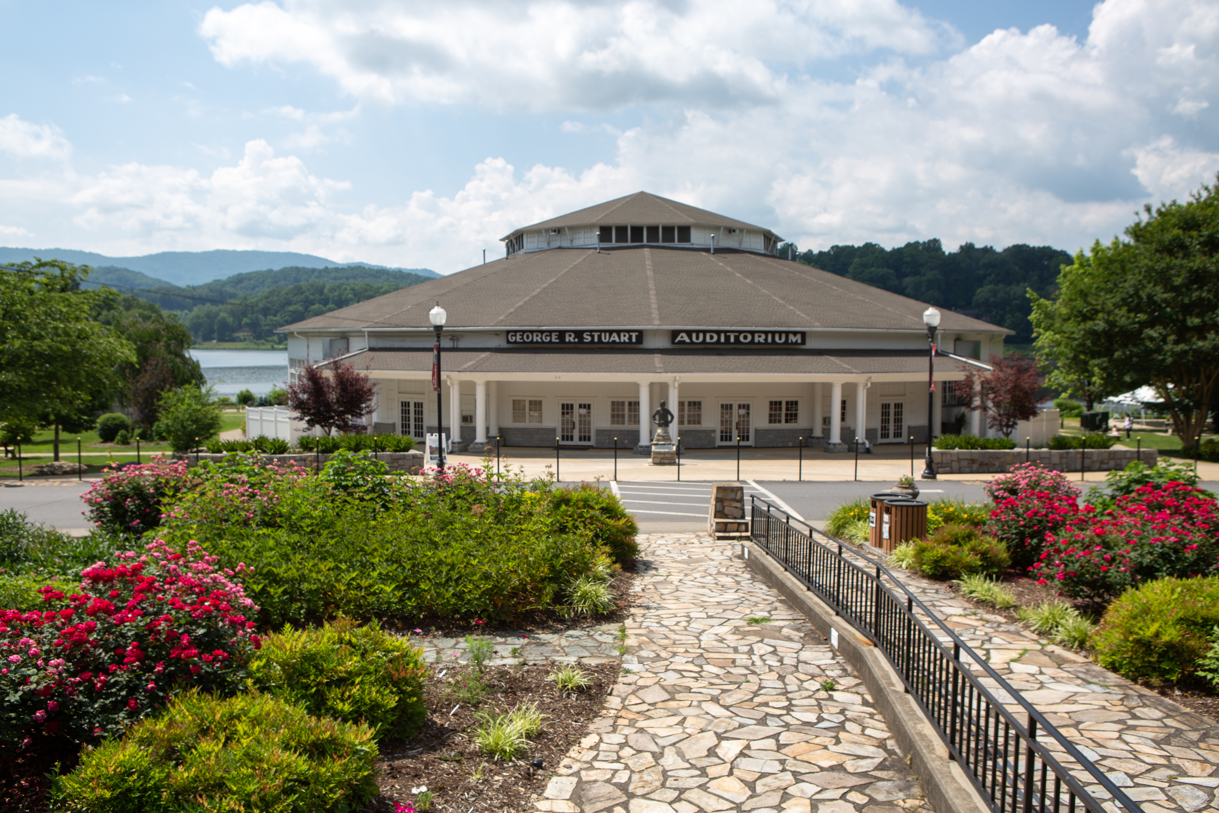 Exterior view of Stuart Auditorium