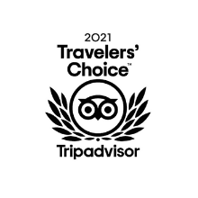 Tripadvisor 2021 Travelers' Choice emblem