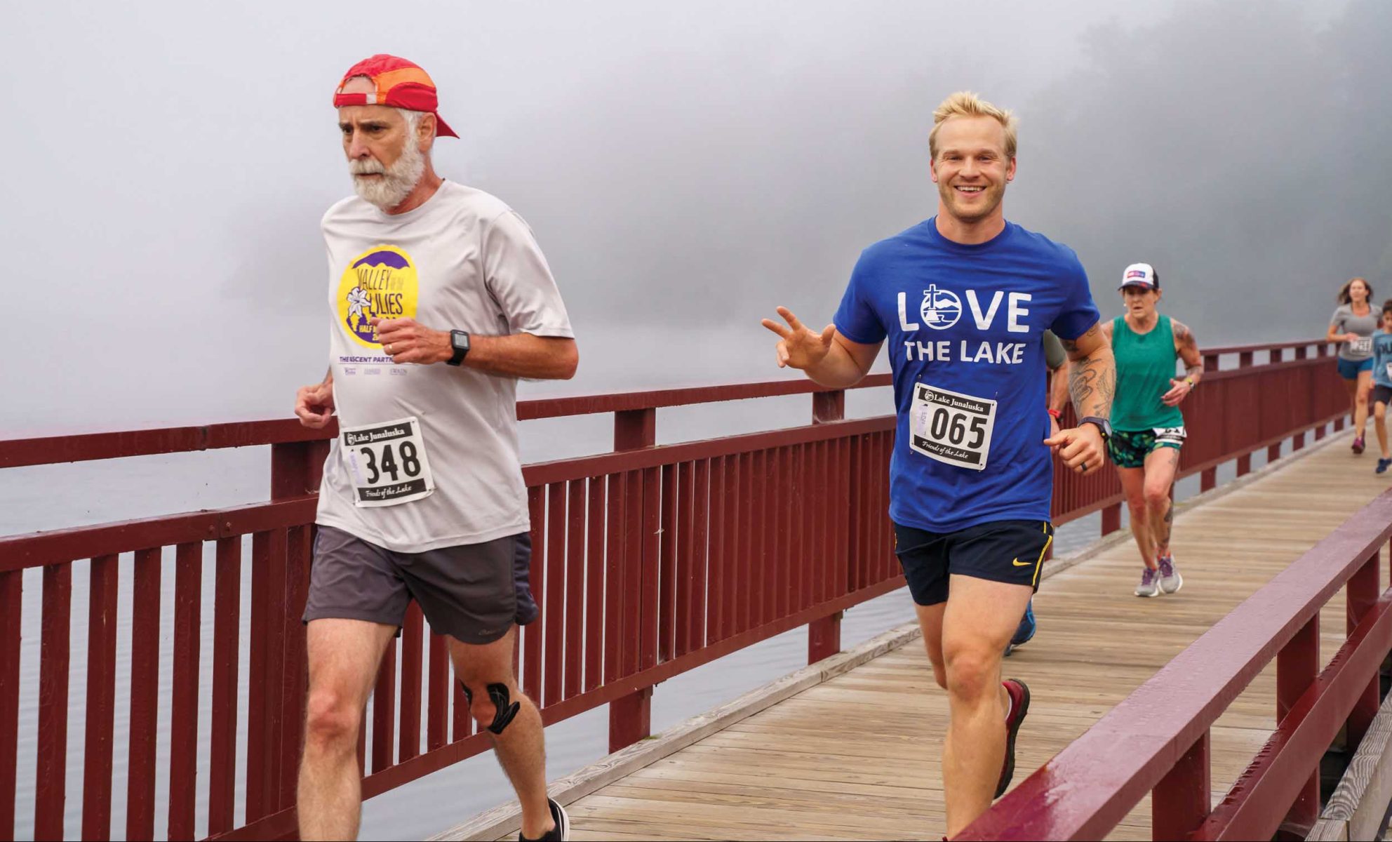 Runners enjoy the Friends of the Lake 5k at Lake Junaluska