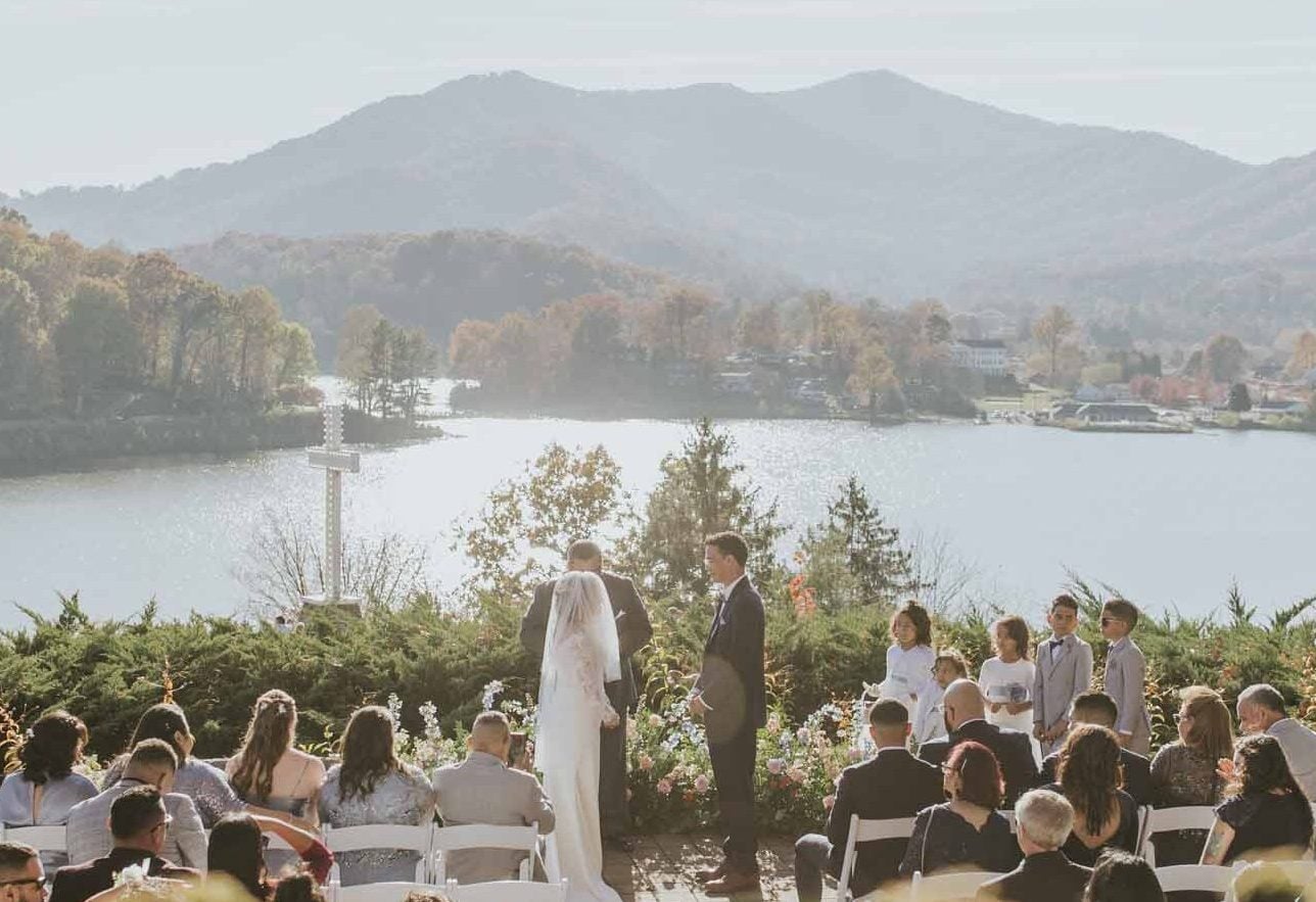 Wedding reception at Inspiration Point