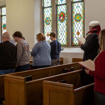 Worship in Memorial Chapel