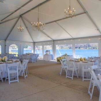 Lakeside White Tent at Lake Junaluska