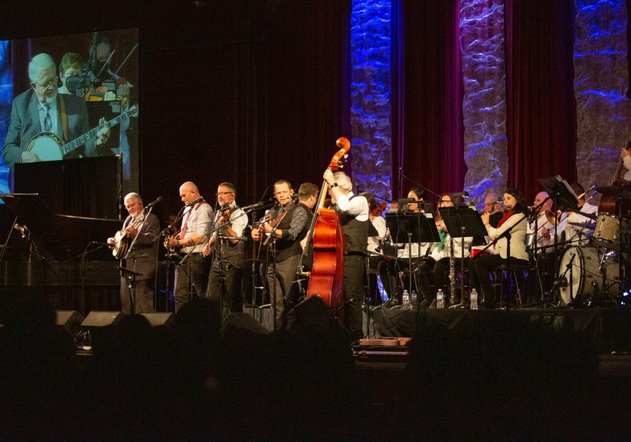 Balsam Range performing in Stuart Auditorium at the Art of Music Festival