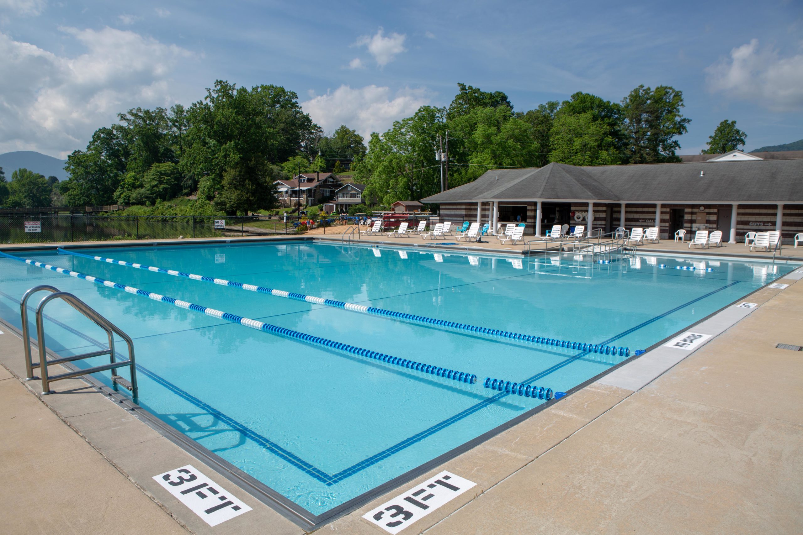 Close-up of Pool at Lake Junaluska