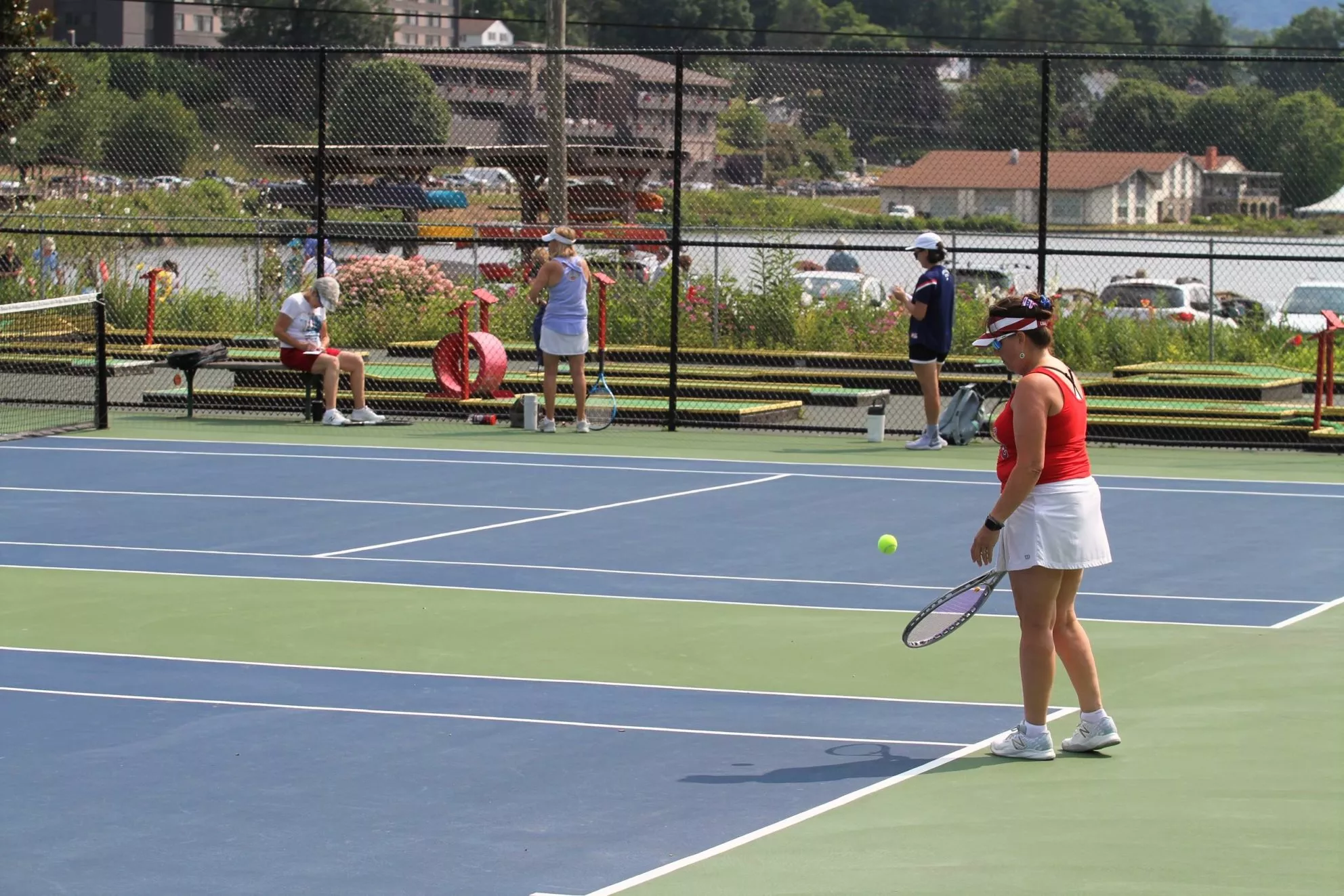 Professional Pickleball Players Visit New Pickleball Courts at Reynolds  Lake Oconee