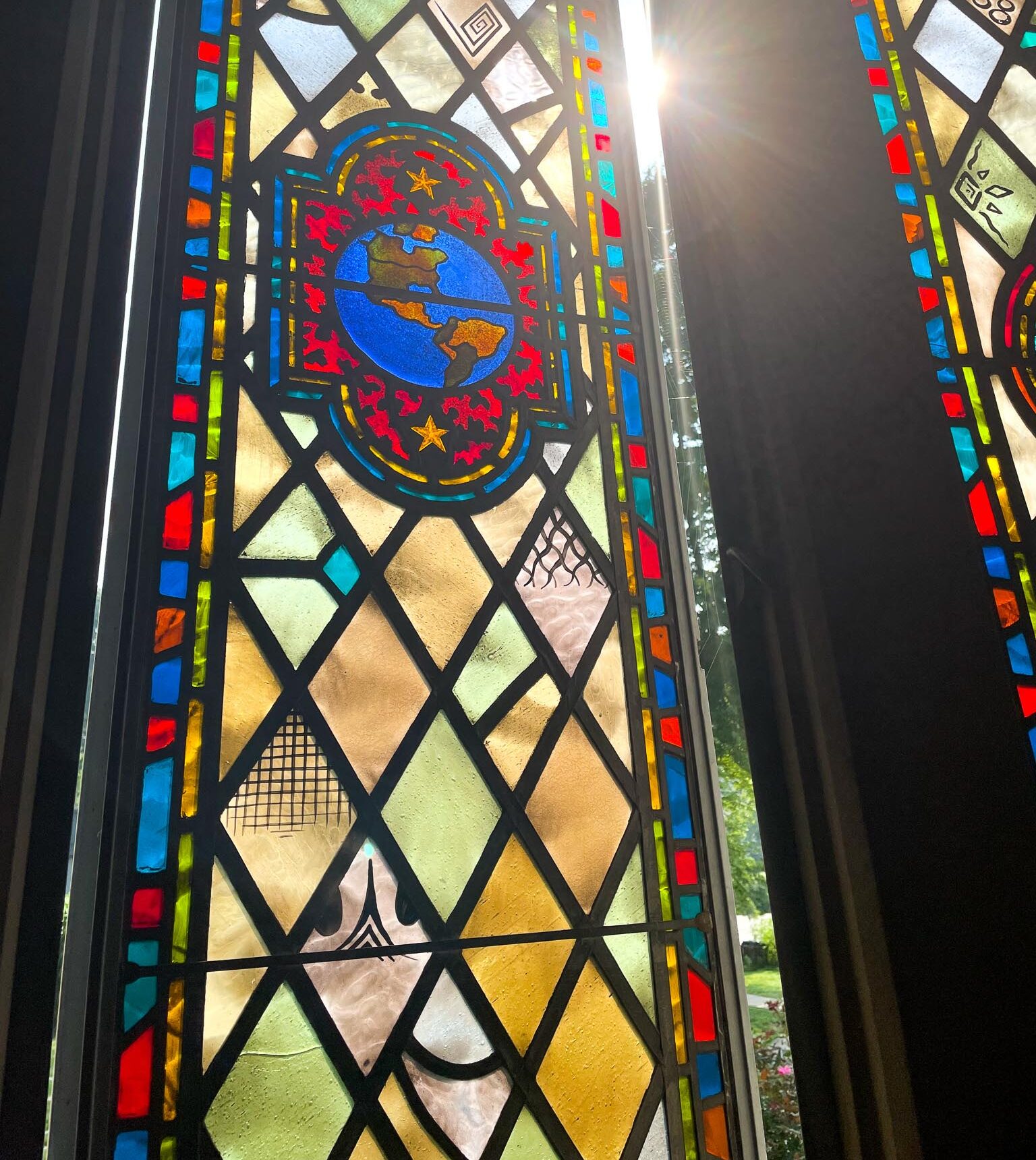 Brotherhood Window at Memorial Chapel