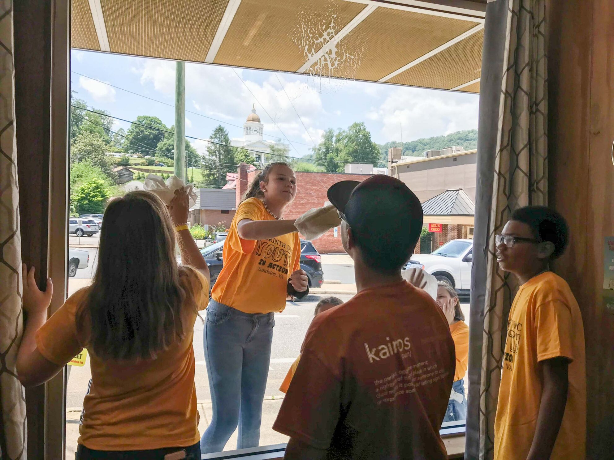Youth groups take part in service and mission work.