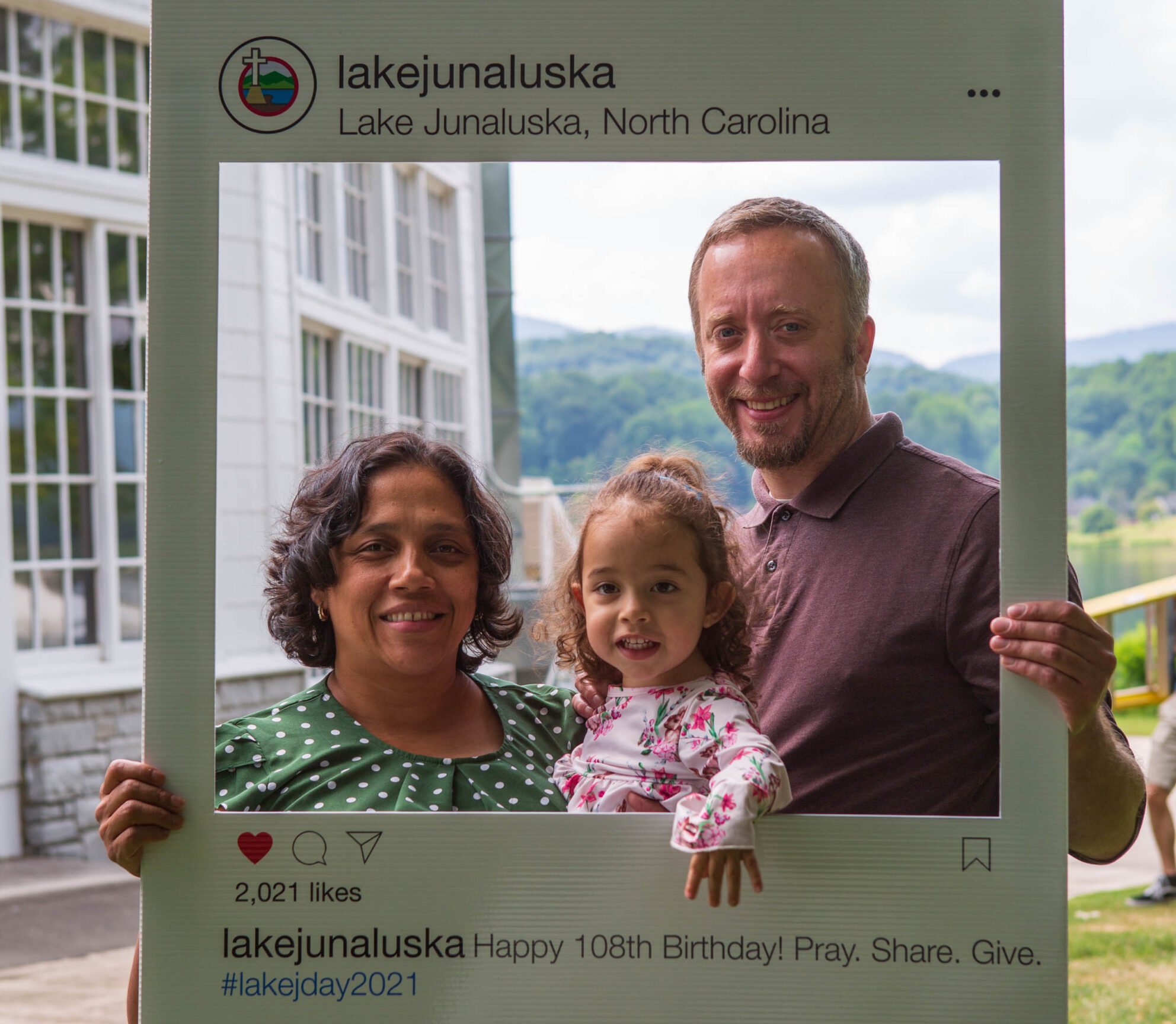 Lake Junaluska Day Selfie Station