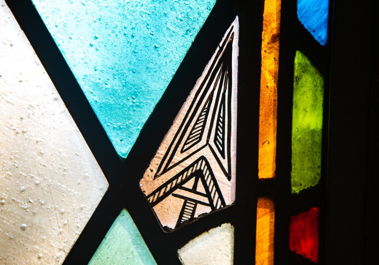 Triangle and Cross symbol at the Memorial Chapel