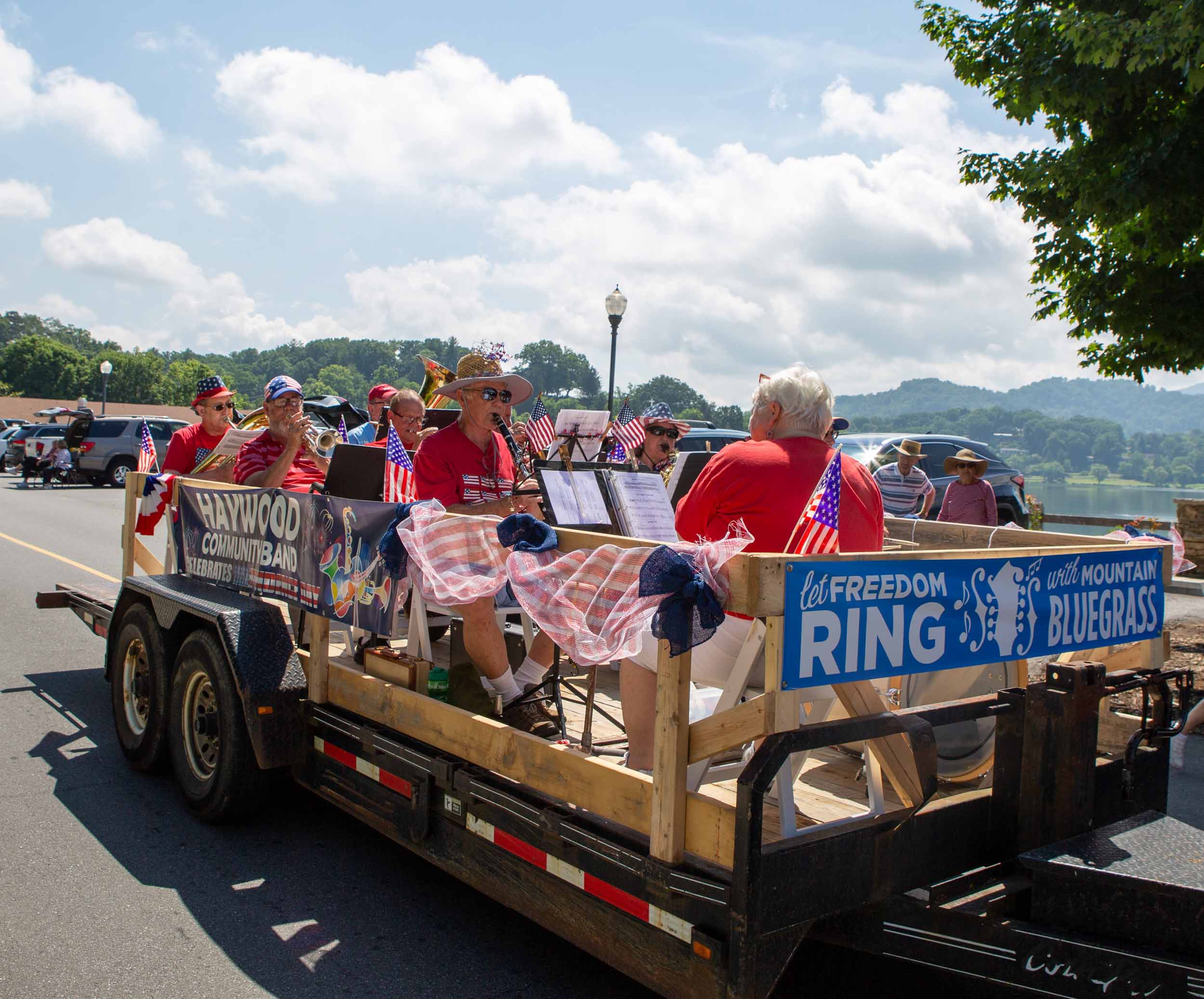 Haywood Community Band performs in the Fourth of July parade-1