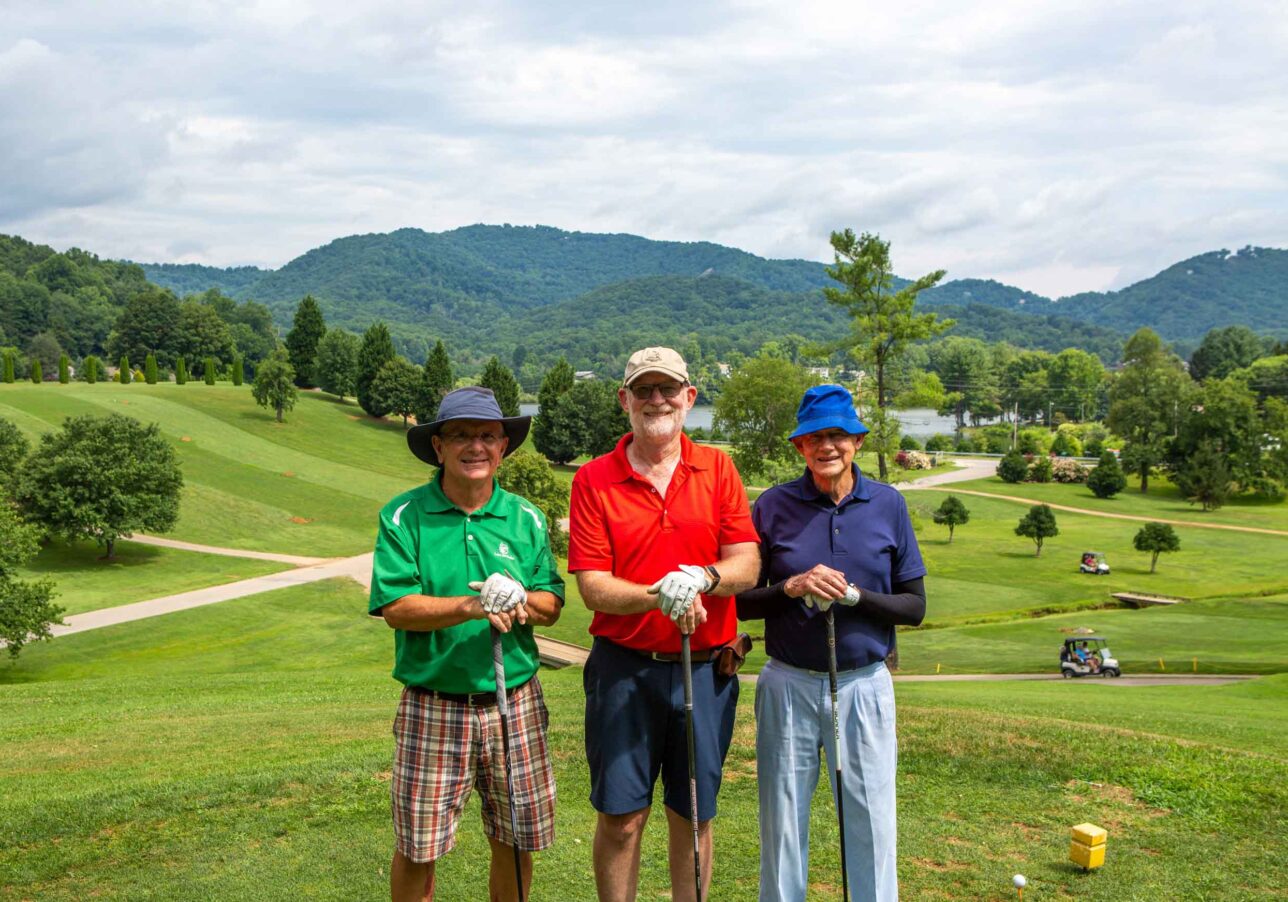 Lake Junaluska Associates play golf during Associates Celebration Weekend