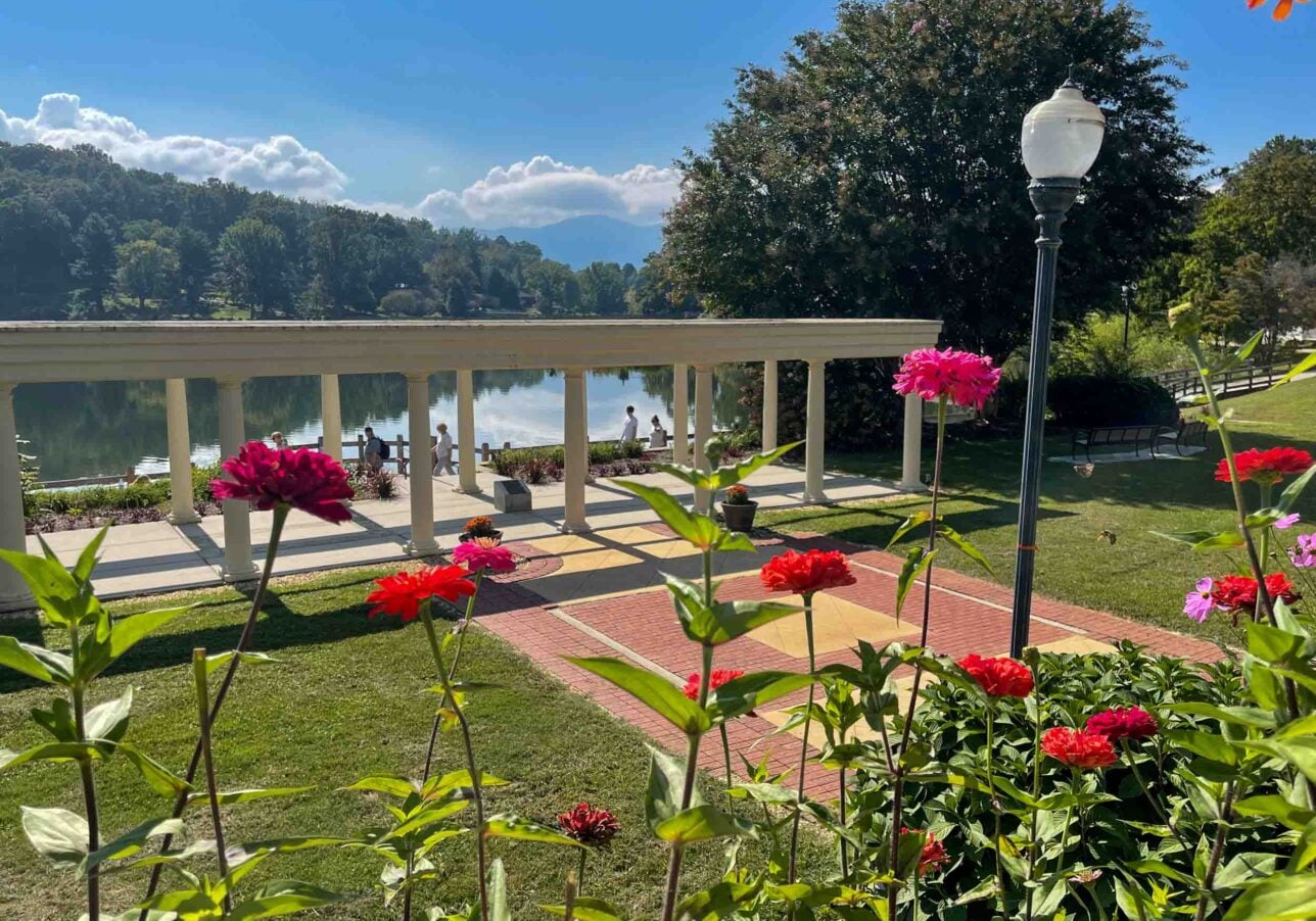Brick Walk in the Colonnade at Lake Junaluska