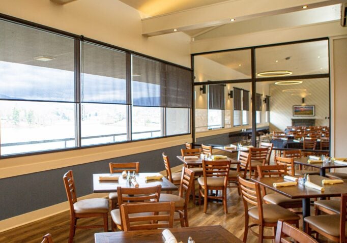 The Terrace Dining Room at Lake Junaluska is newly remodeled.