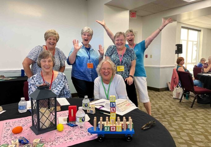 Journey to Joy retreat participants enjoy activities