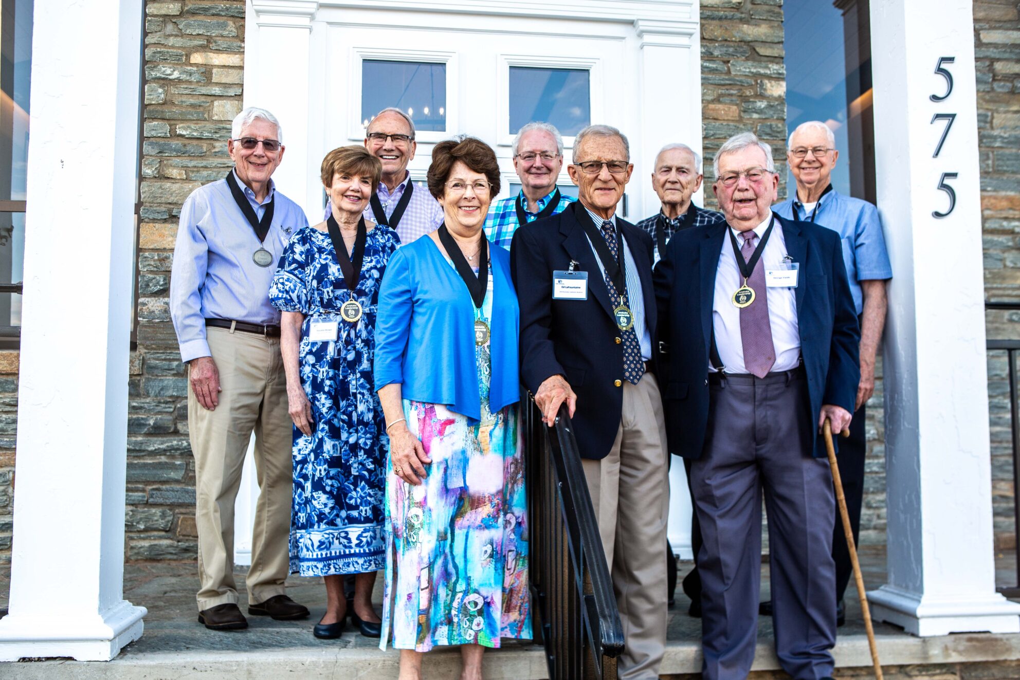 Past and present Junaluska Leadership Award recipients during the 2024 Associates Celebration Weekend.