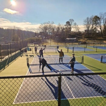 New pickleball courts are open and ready for play.