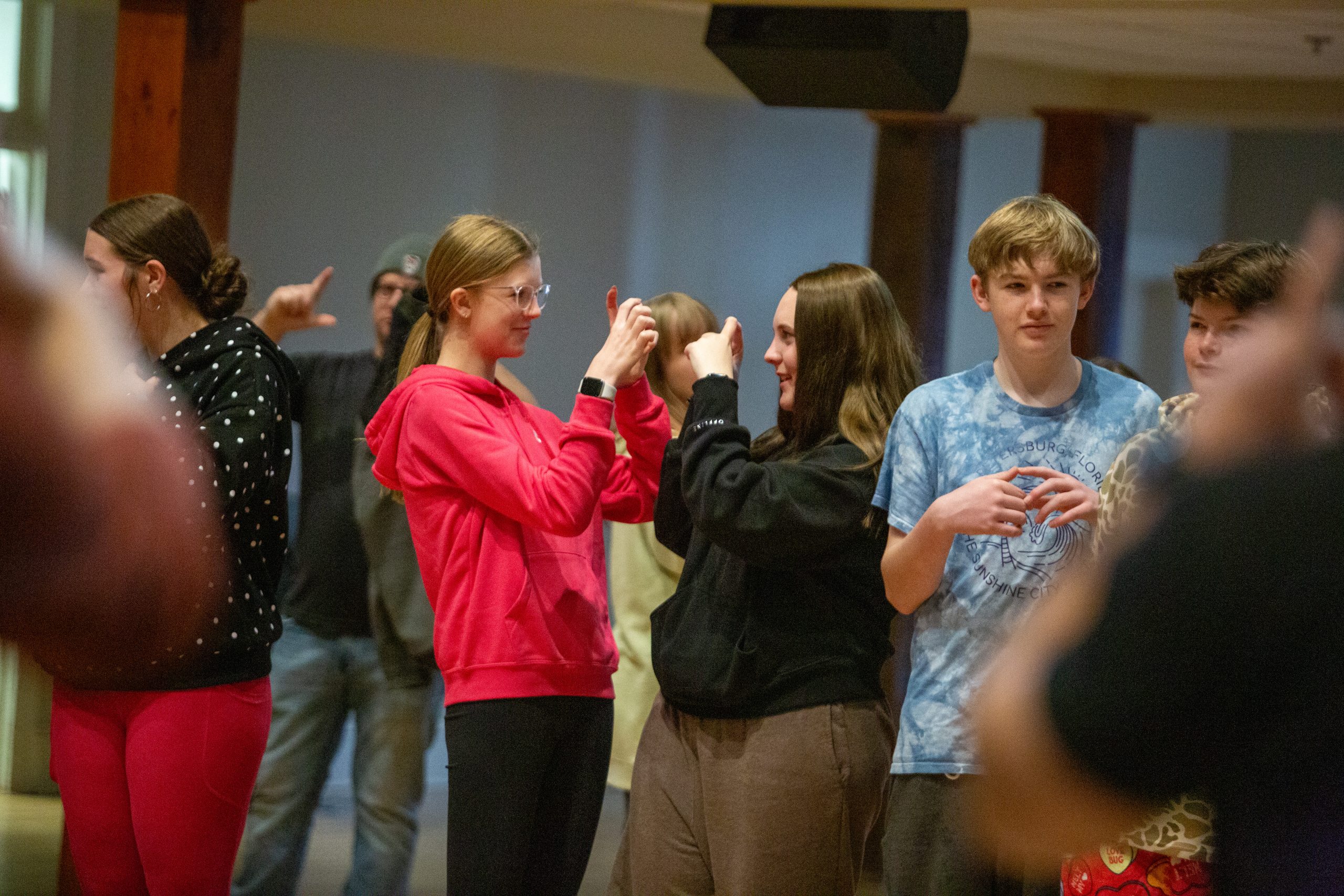 Youth attend 2027 ENCOUNTER youth reatreat at Lake Junaluska.
