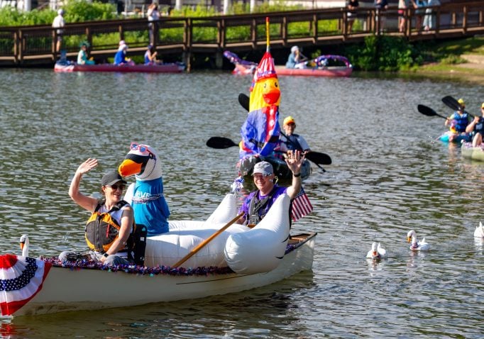 The popular flotilla is part of the Lake Junaluska Independence Week Celebration.