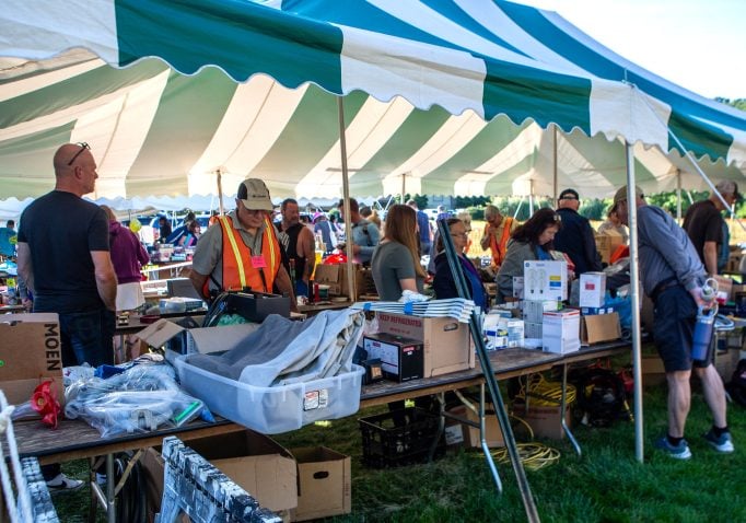 The Lake Junaluska Flea Market sells everything from baked goods to books to household goods and more.